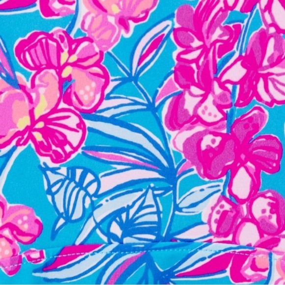 Lilly Pulitzer Fara Skort in Cumulus Blue Orchid Oasis S - Picture 10 of 10